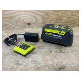 Ryobi 40V 6Ah Battery with Charger