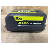 Ryobi 40V 6Ah Battery with Charger