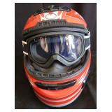 POLARIS HELMET XL / GOGGLES