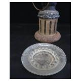 VINTAGE HORSE HEAD FLOOR ASHTRAY / SMOKING STAND