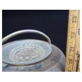 VINTAGE HORSE HEAD FLOOR ASHTRAY / SMOKING STAND