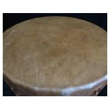 HUGE NATIVE AMERICAN PUEBLO-STYLE CEREMONIAL DRUM