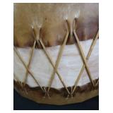 HUGE NATIVE AMERICAN PUEBLO-STYLE CEREMONIAL DRUM