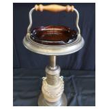 VINTAGE STANDING ASHTRAY.