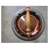 VINTAGE STANDING ASHTRAY.