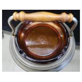 VINTAGE STANDING ASHTRAY.