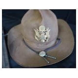 VINTAGE WW11 ERA US ARMY CAMPAIGN HAT