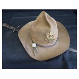 VINTAGE WW11 ERA US ARMY CAMPAIGN HAT