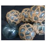 JAPANESE GLASS FISHING FLOATS.