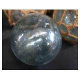JAPANESE GLASS FISHING FLOATS.