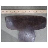 ANTIQUE  BROAD HEAD AXE HEAD / VINTAGE METAL TOOL BOX