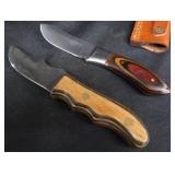 2 NEW KNIVES WITH SHEATHS