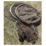 VINTAGE FISHING HOOP NET