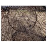 VINTAGE FISHING HOOP NET