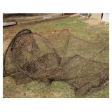 VINTAGE FISHING HOOP NET
