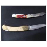 COLLECTIBLE BEAR KNIFE AND POCKET KNIFE