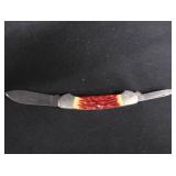 COLLECTIBLE BEAR KNIFE AND POCKET KNIFE