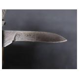 BEAR & SON DAMASCUS POCKET KNIFE & SMITH AND WESSON COLLECTIBLE