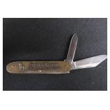 BEAR & SON DAMASCUS POCKET KNIFE & SMITH AND WESSON COLLECTIBLE