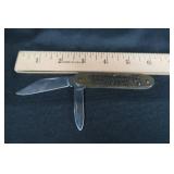BEAR & SON DAMASCUS POCKET KNIFE & SMITH AND WESSON COLLECTIBLE