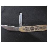 BEAR & SON DAMASCUS POCKET KNIFE & SMITH AND WESSON COLLECTIBLE