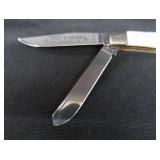 VINTAGE TREE BRAND PEARL  CINCH TRAPPER KNIFE
