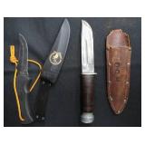 HENREY SEARS & SON KNIFE WITH SHEATH