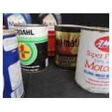 LOT OF VINTAGE OILS AND LUBRICANTS