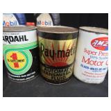 LOT OF VINTAGE OILS AND LUBRICANTS