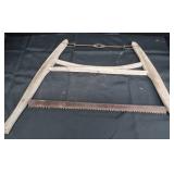 ANTIQUE WOODEN BUCK SAW