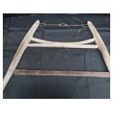 ANTIQUE WOODEN BUCK SAW