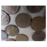 4 ROLLS OF FOREVER STAMPS AND WHEAT PENNIES