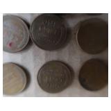 4 ROLLS OF FOREVER STAMPS AND WHEAT PENNIES
