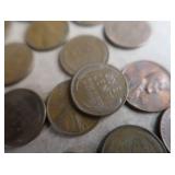 4 ROLLS OF FOREVER STAMPS AND WHEAT PENNIES