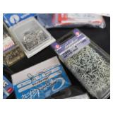 HUGE LOT OF NEW PLAIN HOOKS AND SINKERS