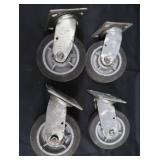 SET OF 4 HEAVY DUTY CASTERS