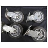 SET OF 4 HEAVY DUTY CASTERS