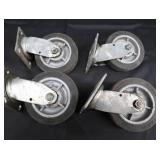 SET OF 4 HEAVY DUTY CASTERS