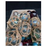 JAPANESE GLASS FISHING FLOATS.