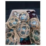 JAPANESE GLASS FISHING FLOATS.