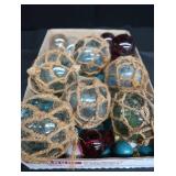 JAPANESE GLASS FISHING FLOATS.