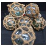 JAPANESE GLASS FISHING FLOATS.