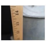 VINTAGE GALVANIZED ASH CAN