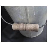 VINTAGE GALVANIZED ASH CAN