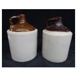 2 ANTIQUE WESTERN STONEWARE JUGS