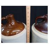 2 ANTIQUE WESTERN STONEWARE JUGS