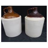 2 ANTIQUE WESTERN STONEWARE JUGS