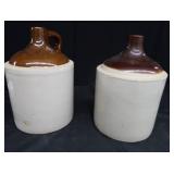 2 ANTIQUE WESTERN STONEWARE JUGS