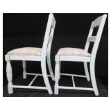 SOLID WOOD CHAIRS & TABLE