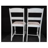 SOLID WOOD CHAIRS & TABLE